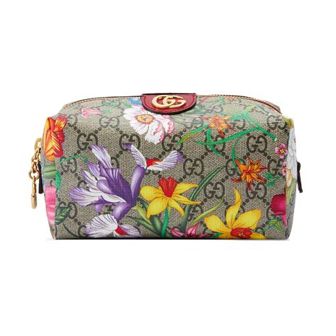 gucci flora cosmetic case|gucci cosmetic case large.